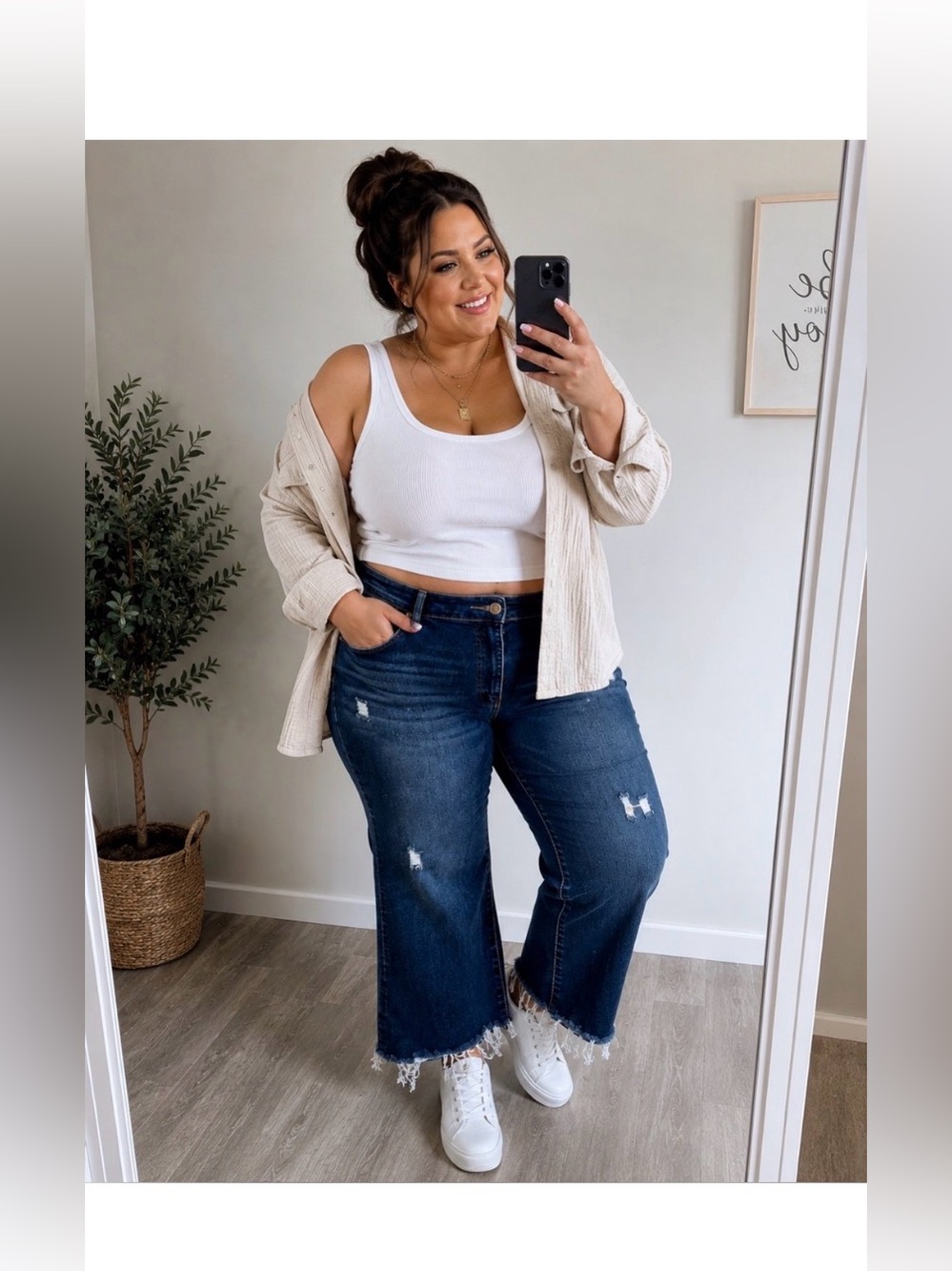 BUCKLE Flying Monkey Ripped Crop Flare Jeans Size 22W